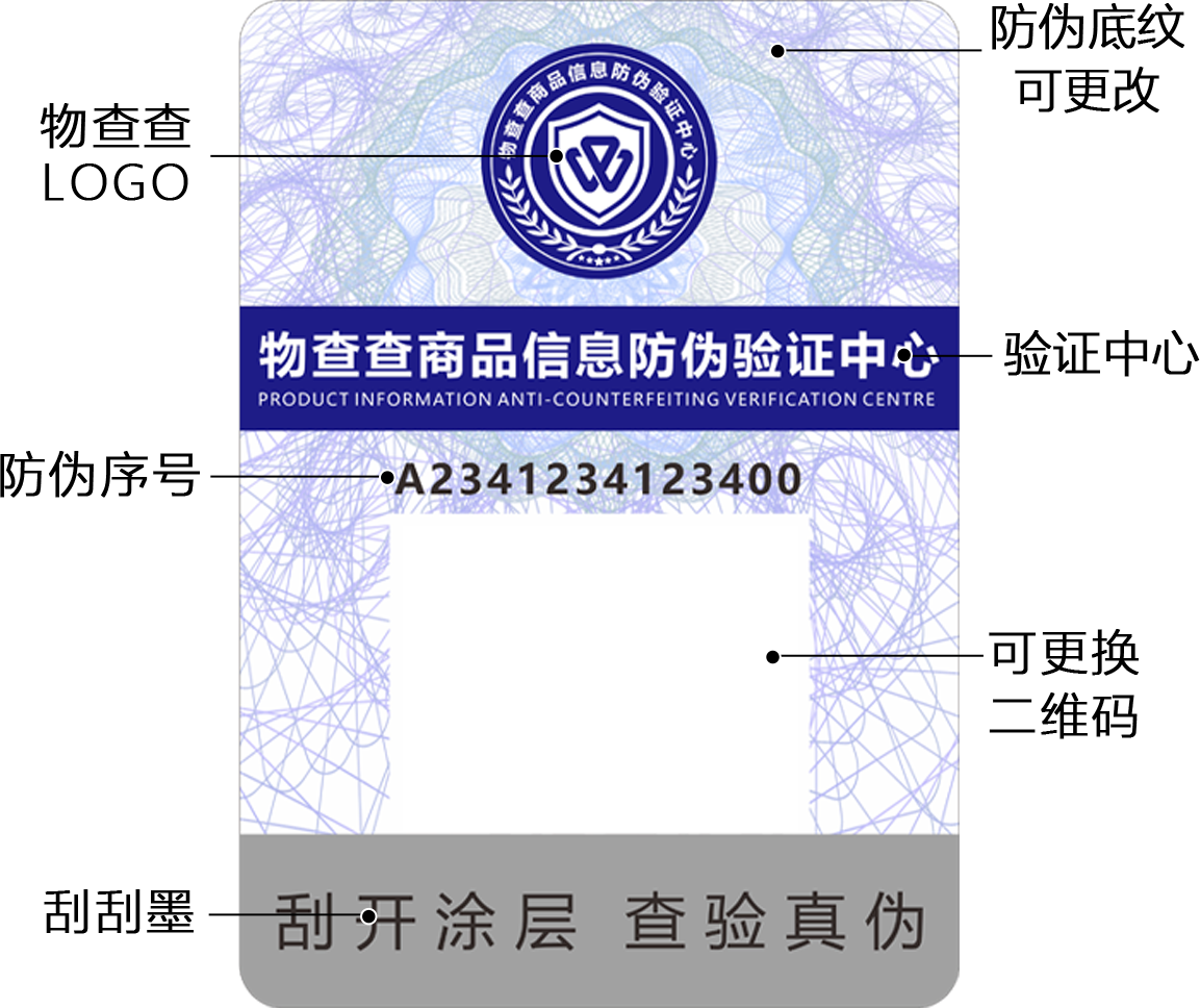 防伪标签示例